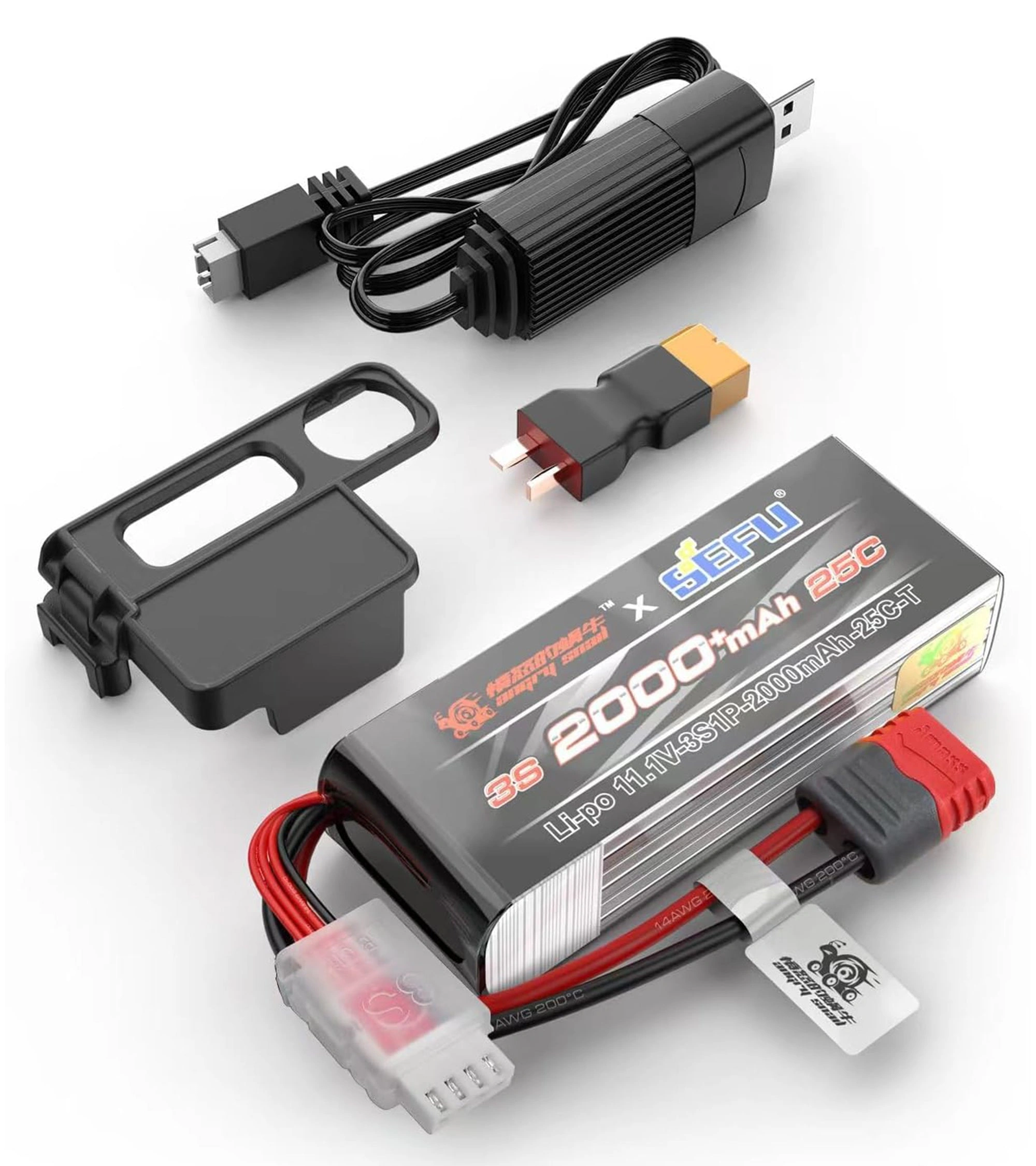 Power Up Fast 111V LiPo Battery with USB Charging Convenience